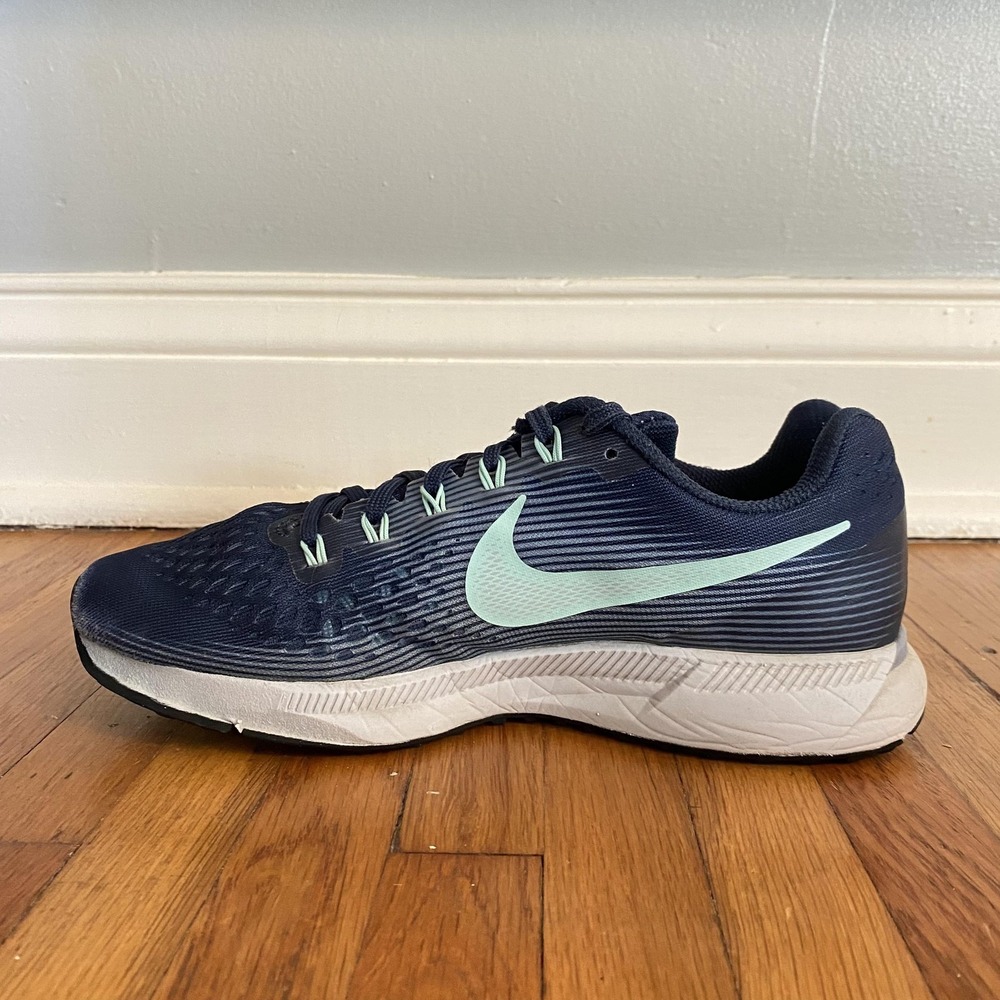 Nike Air Zoom Pegasus 34 Shoes Womens Size 8.5 Blue Mint Running 880560-405 - Picture 9 of 11